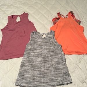 Athleta Girl - Lot of 3 tank tops in good condition.